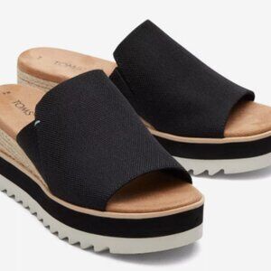 TOMS Diana Wedge Espadrille Sandal - Size 11